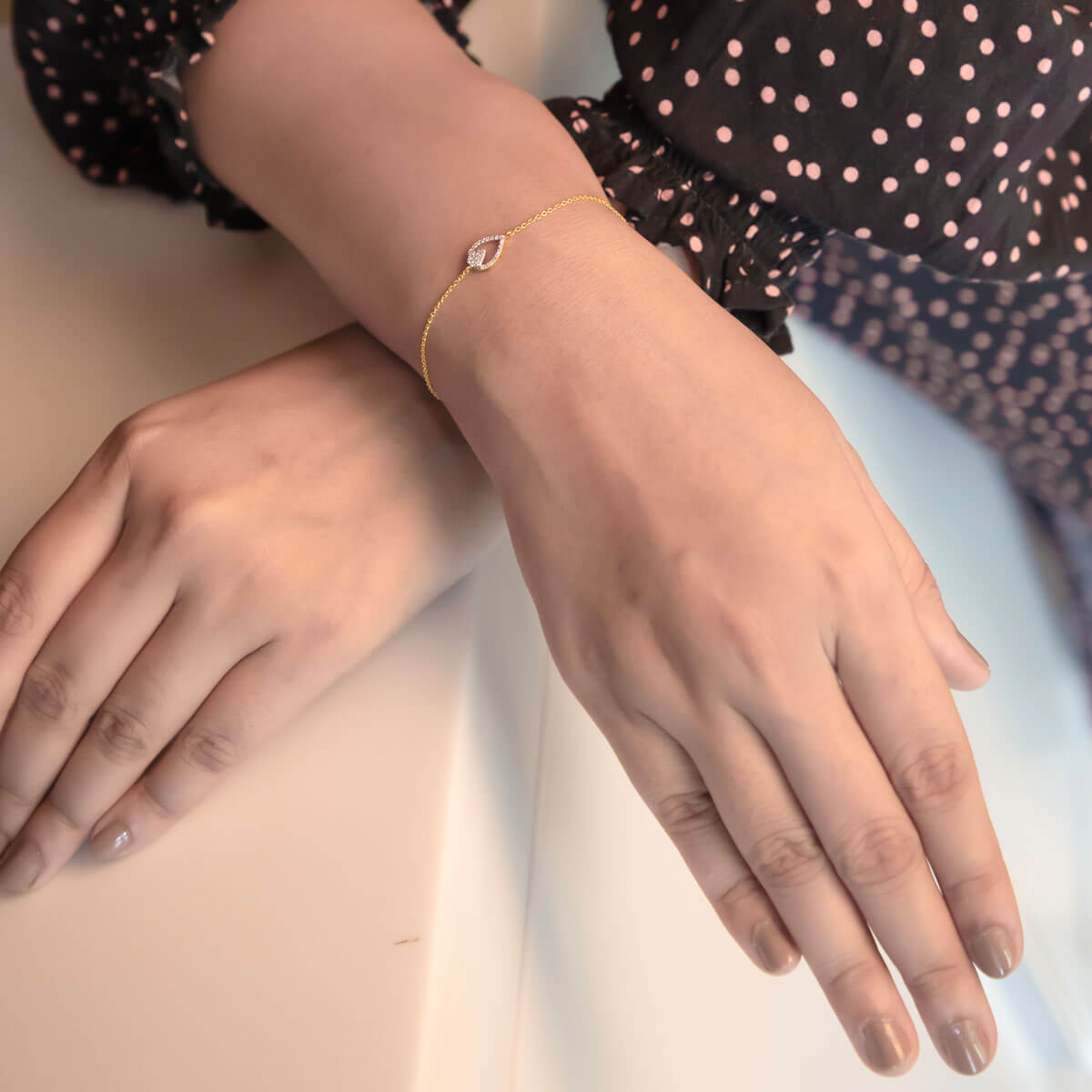 Dainty Shine Diamond Link