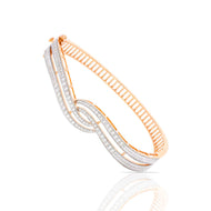 Captivating Swirl Shimmer Diamond Kada
