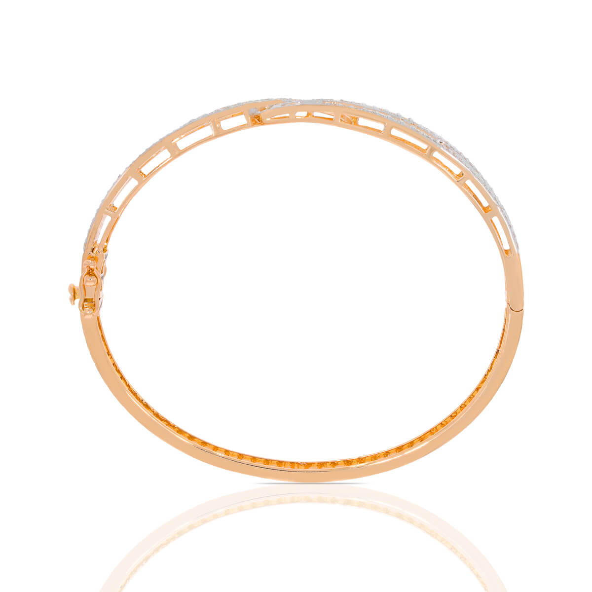 Captivating Swirl Shimmer Diamond Kada