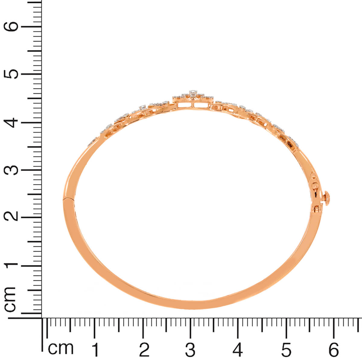 Sparkling Floral Diamond Kada