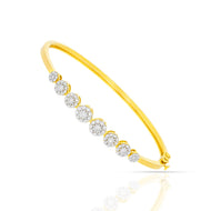 Delicate Sparkling Diamond Kada