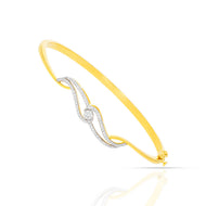 Vibrant Swirl Diamond Kada