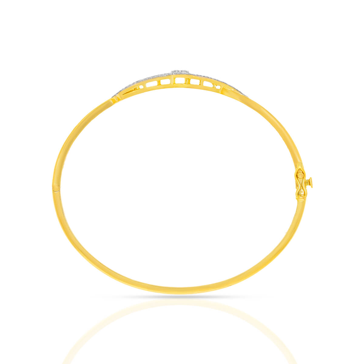 Vibrant Swirl Diamond Kada