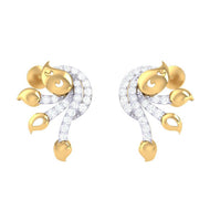 Delicately Designed Diamond Studs