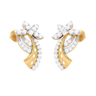 Brilliantly Designed Diamond-Stud Earrings