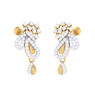 Stunning Diamond-Infused Stud Earrings