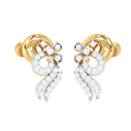 Chic Opulent Diamond-Accented Studs