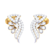 Chic Dazzling Diamond-Crafted Stud Earrings