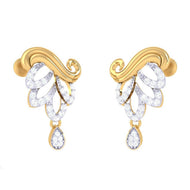 Artistic Elegance 18K Diamond Studs