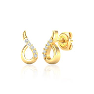 Mini Grace Gold Studs 18K