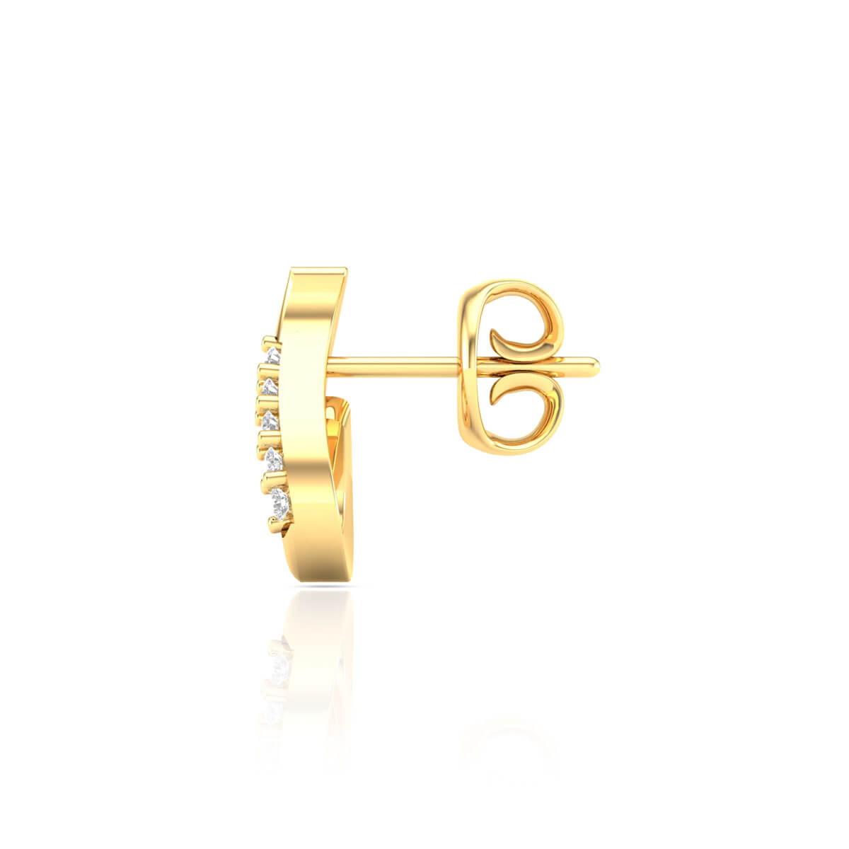 Mini Grace Gold Studs 18K
