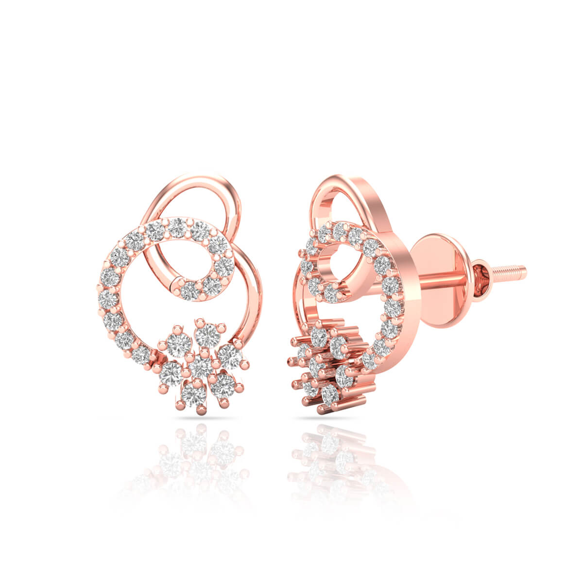 Gleaming Gold Stud Earrings for Modern Charm
