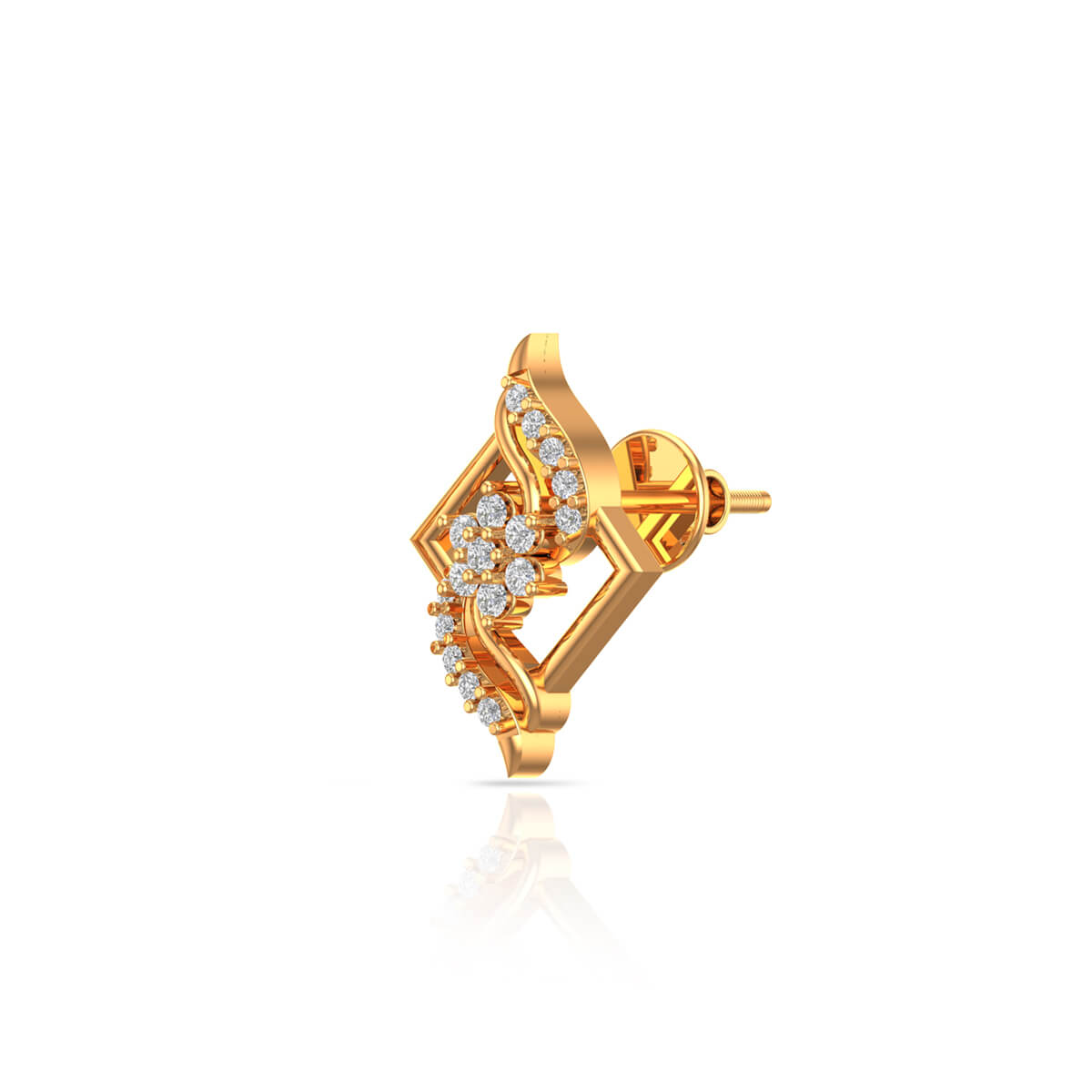Charming Mini Gold Studs 18K