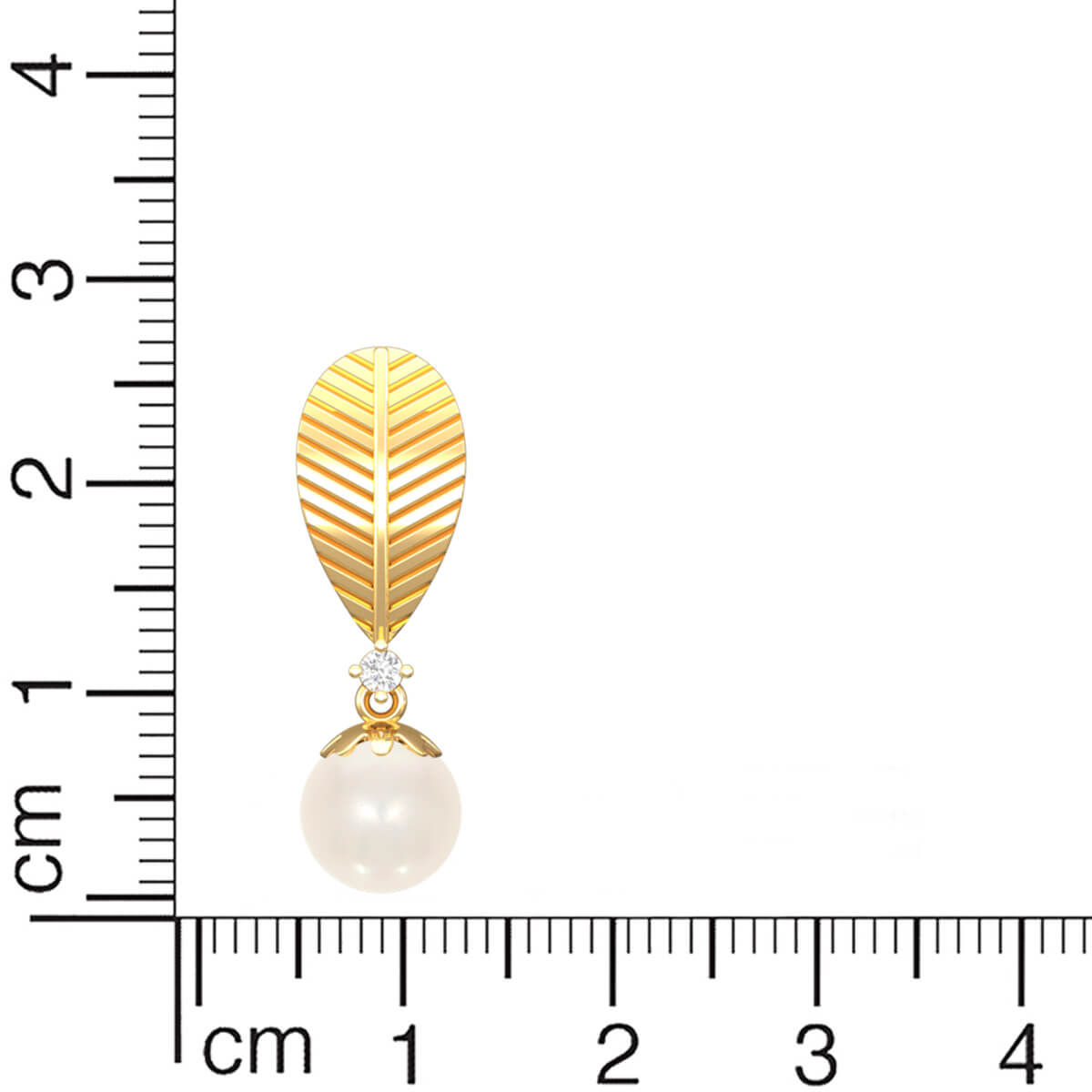 Trendy Modern 18K Diamond Studs