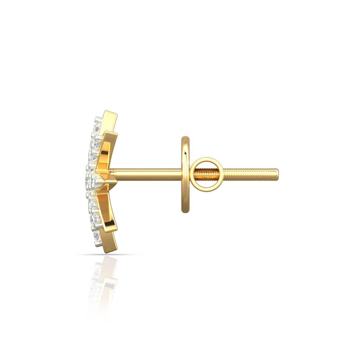 Starry Elegance Minimal Gold Studs 18K