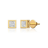 Minimalist Charm Solitaire Studs