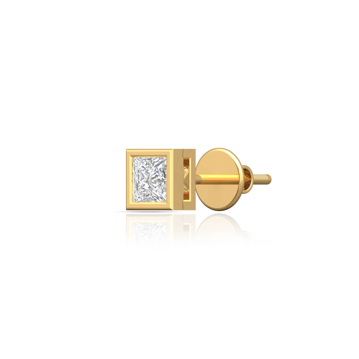 Minimalist Charm Solitaire Studs