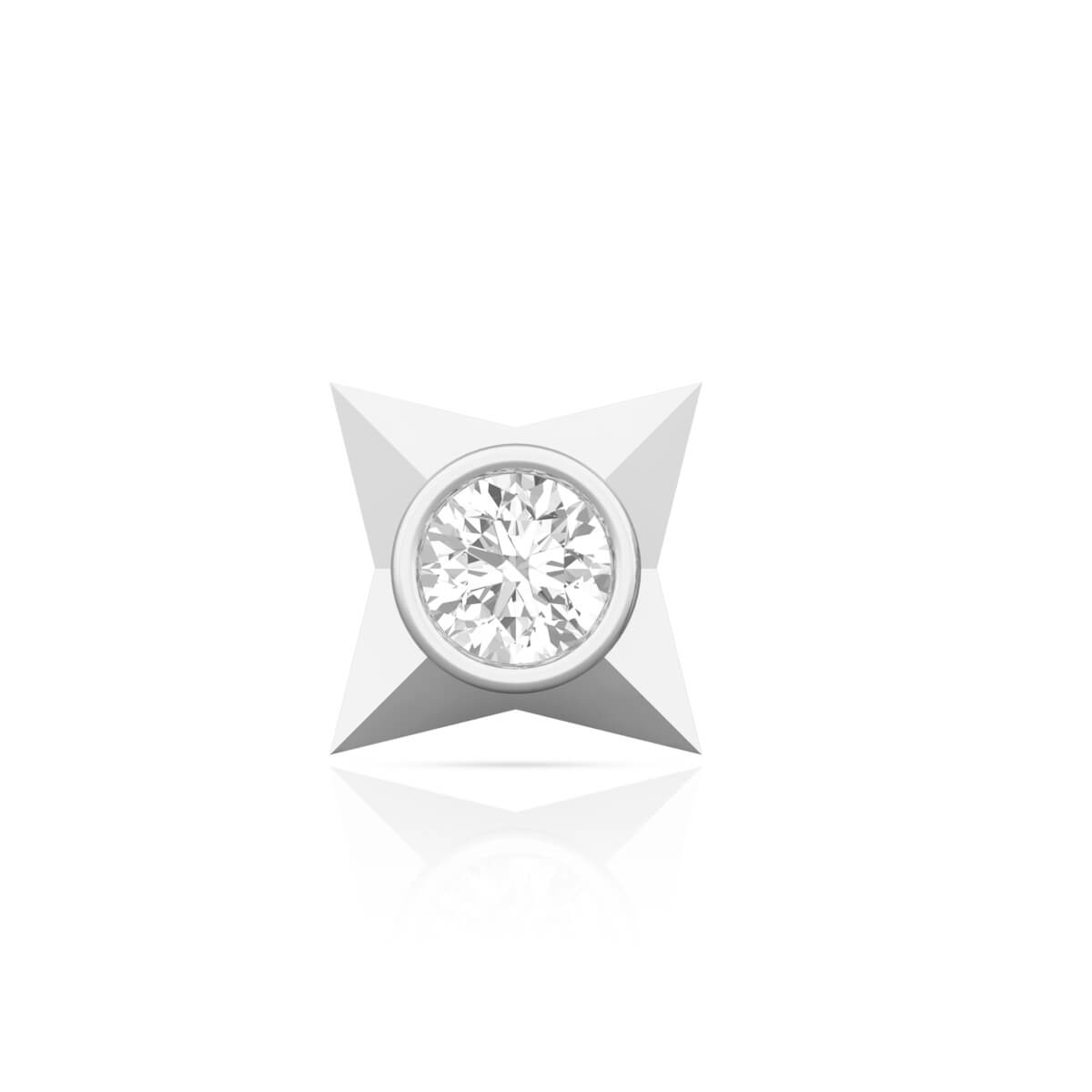 18K Dazzling Star Diamond Stud