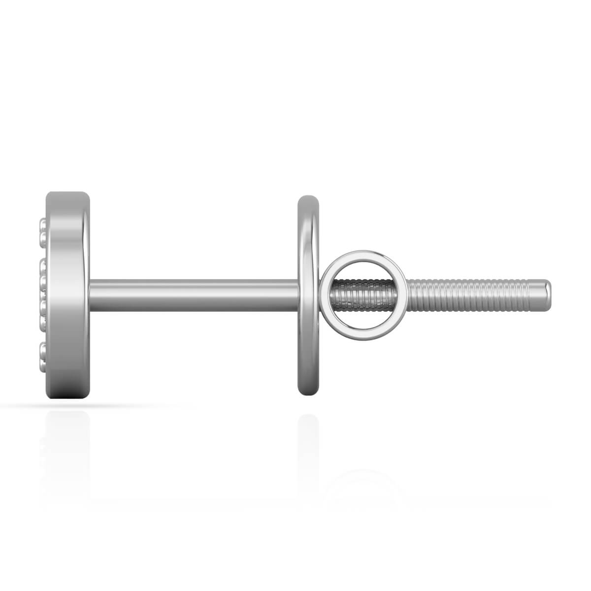 18K Sterling Charming Diamond Studs