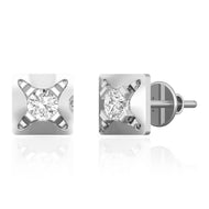 Pure Elegance Solitaire Studs