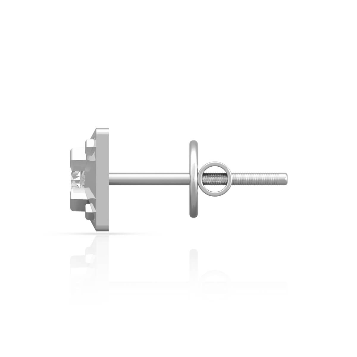 Pure Elegance Solitaire Studs