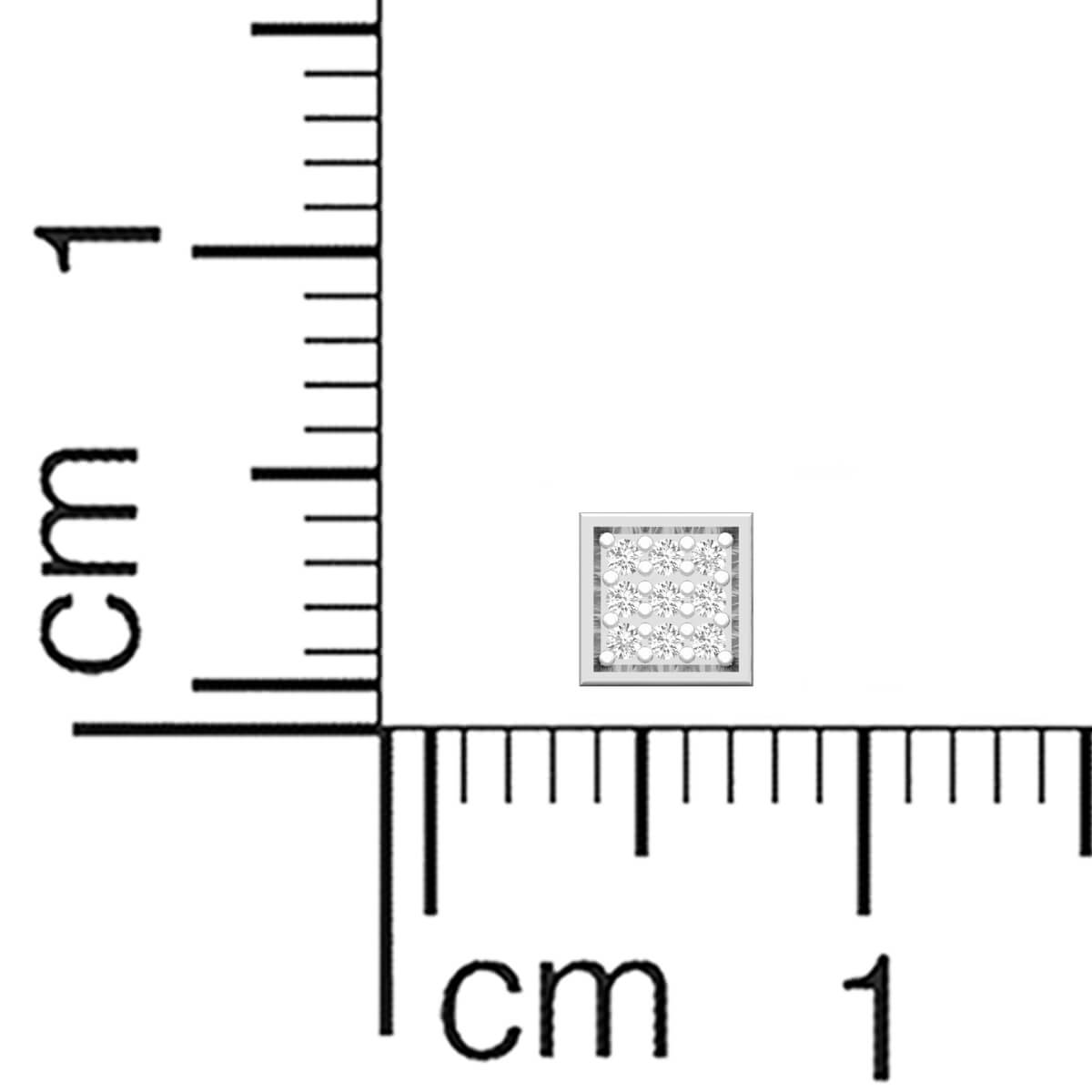 Minimalist Charm 18K Diamond Stud