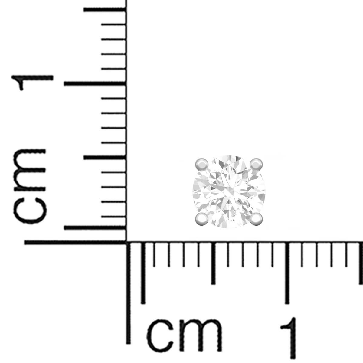 18K Diamond Stud For Daily Shine