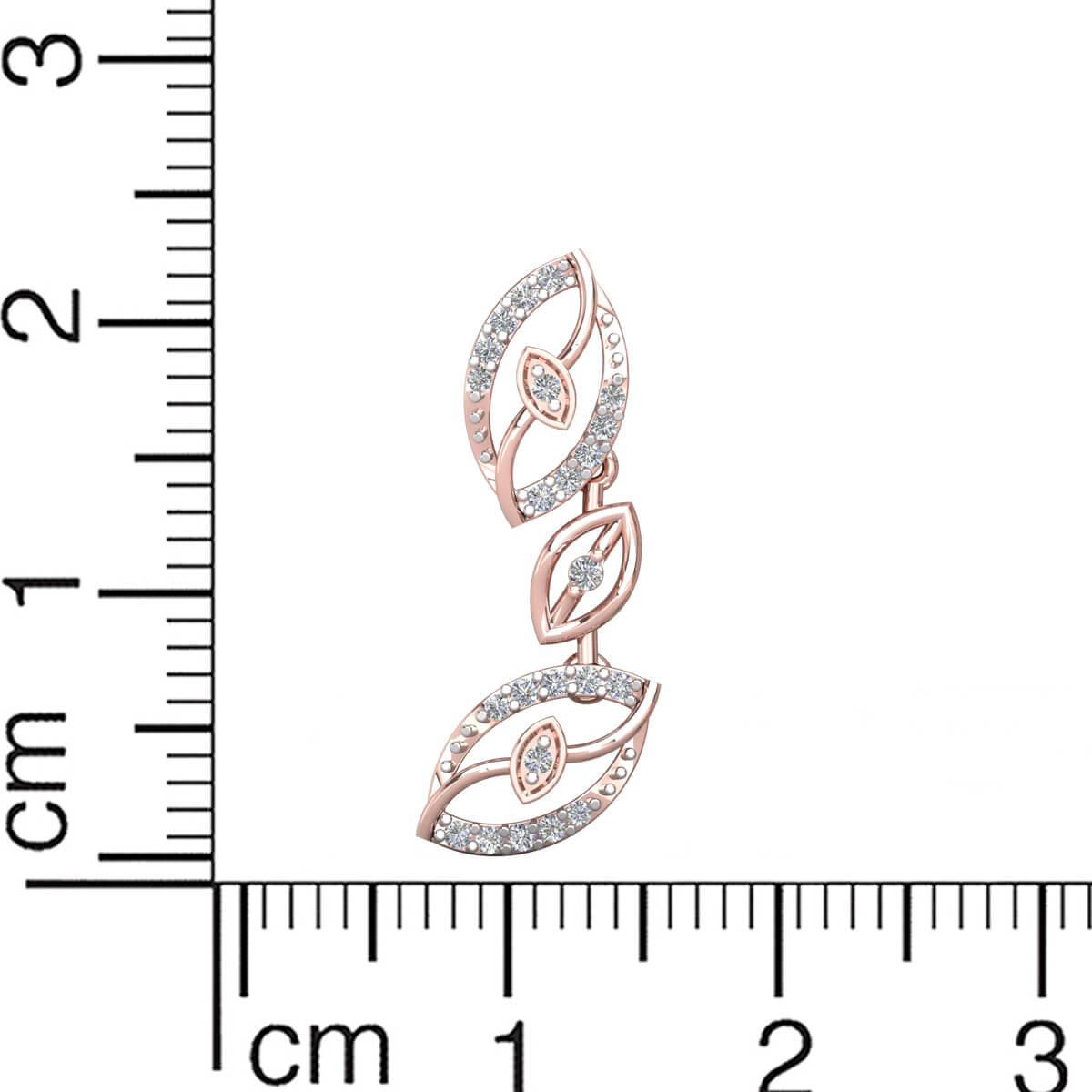 Enigmatic Radiant Gold Danglers 18K