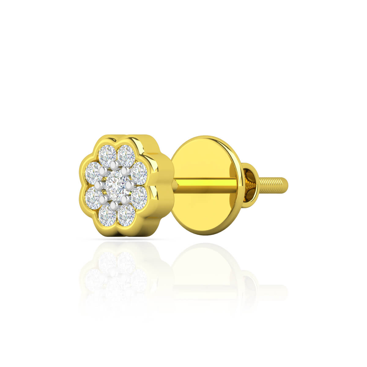 18K Pure Elegance Diamond Studs