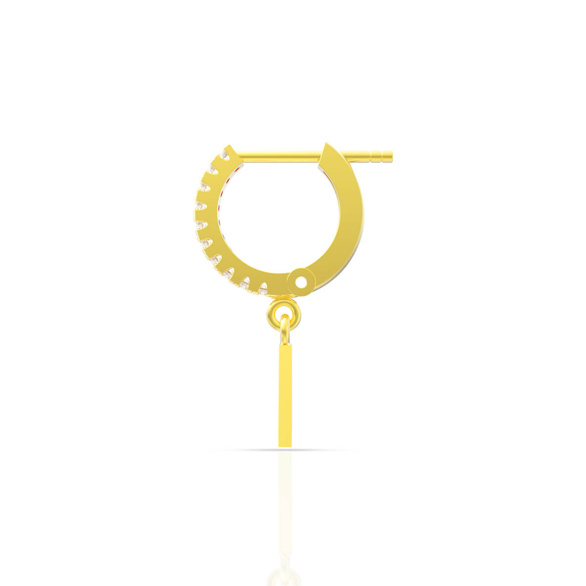 Elegantly Glorious 18K Hoops