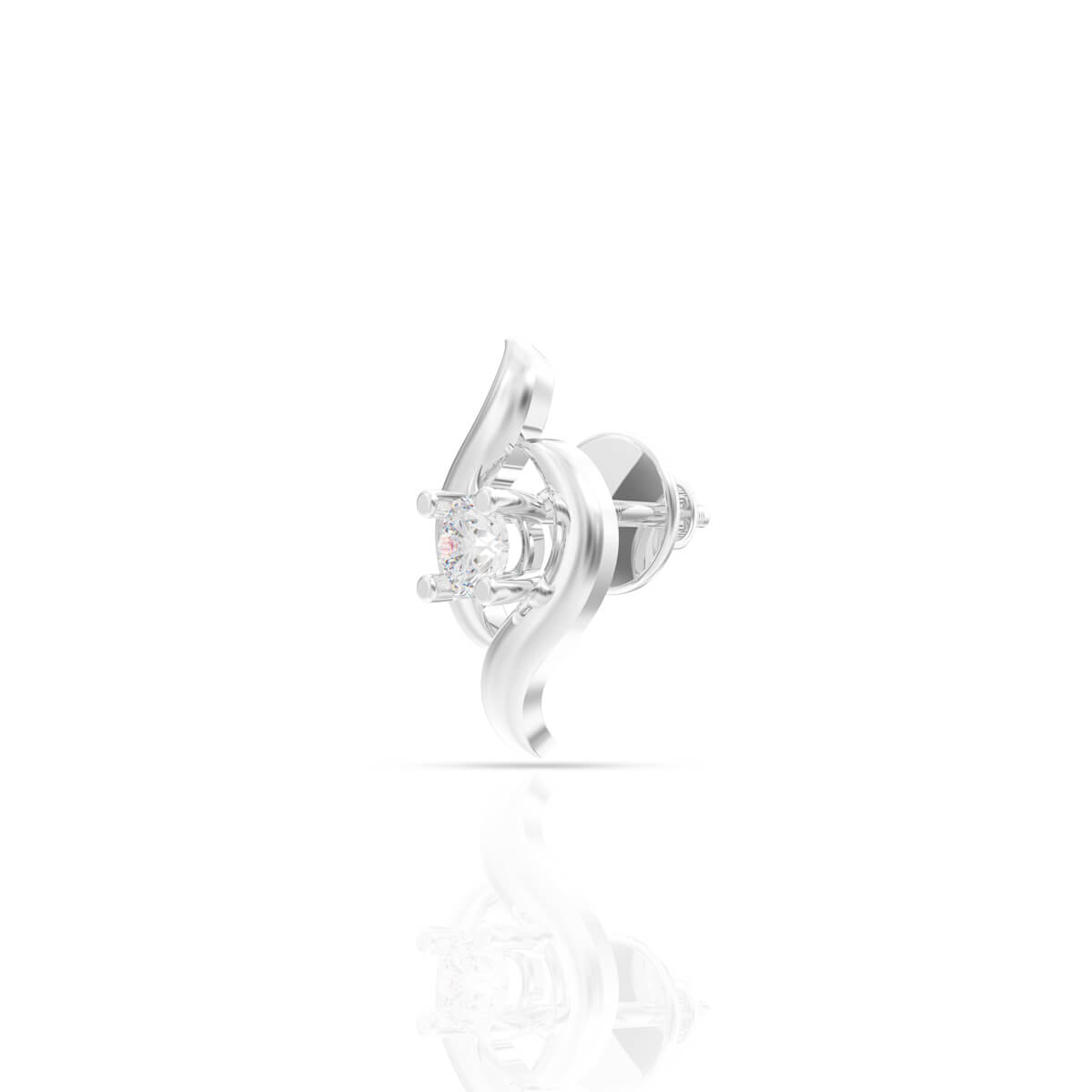 Sterling Petite 18K Diamond Studs
