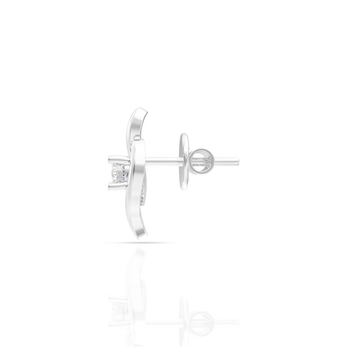 Sterling Petite 18K Diamond Studs