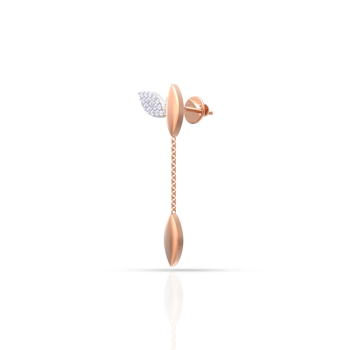 Chic Minimalist Diamond Drop Earrings