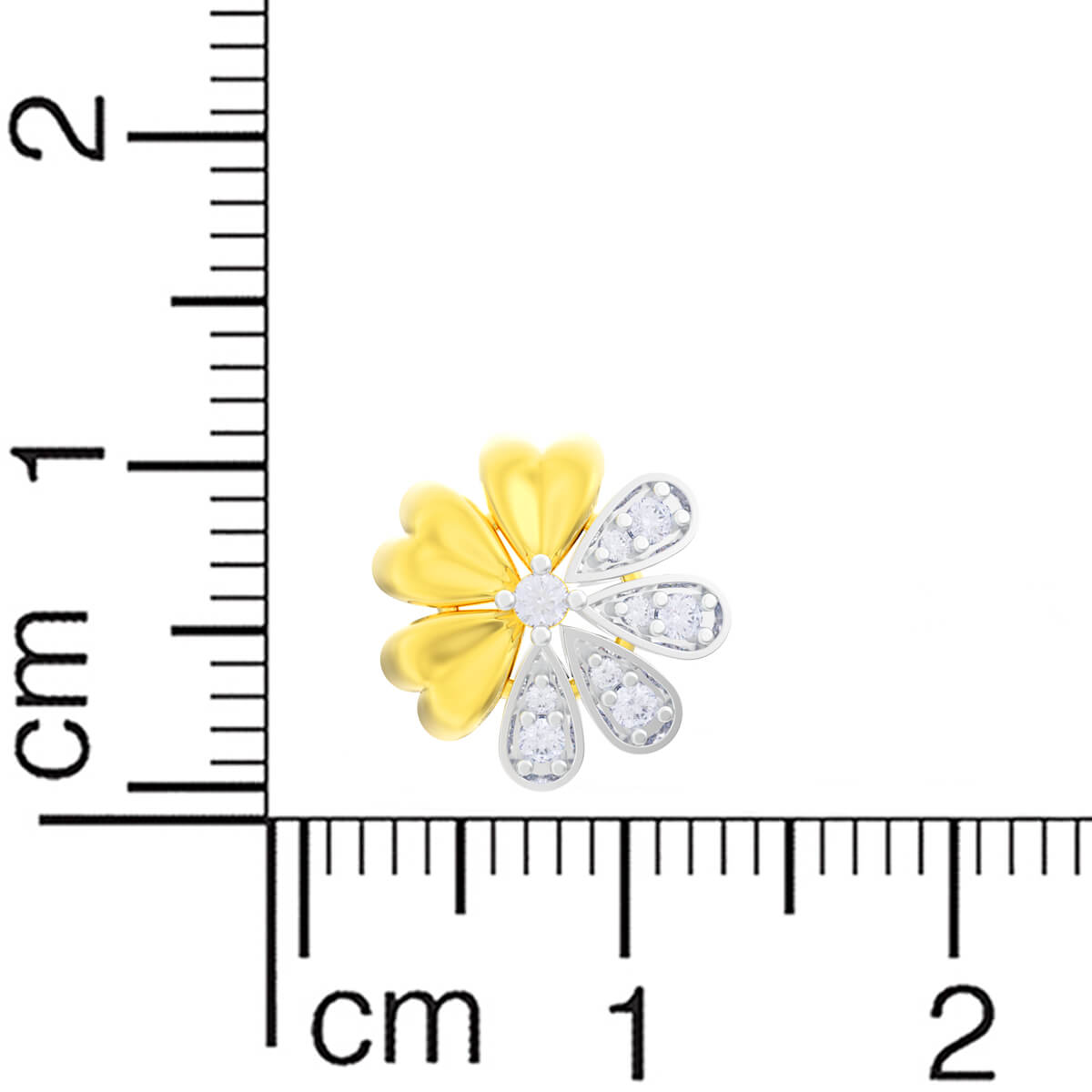 Minimalist Floret 18K Diamond Studs for Everyday Charm