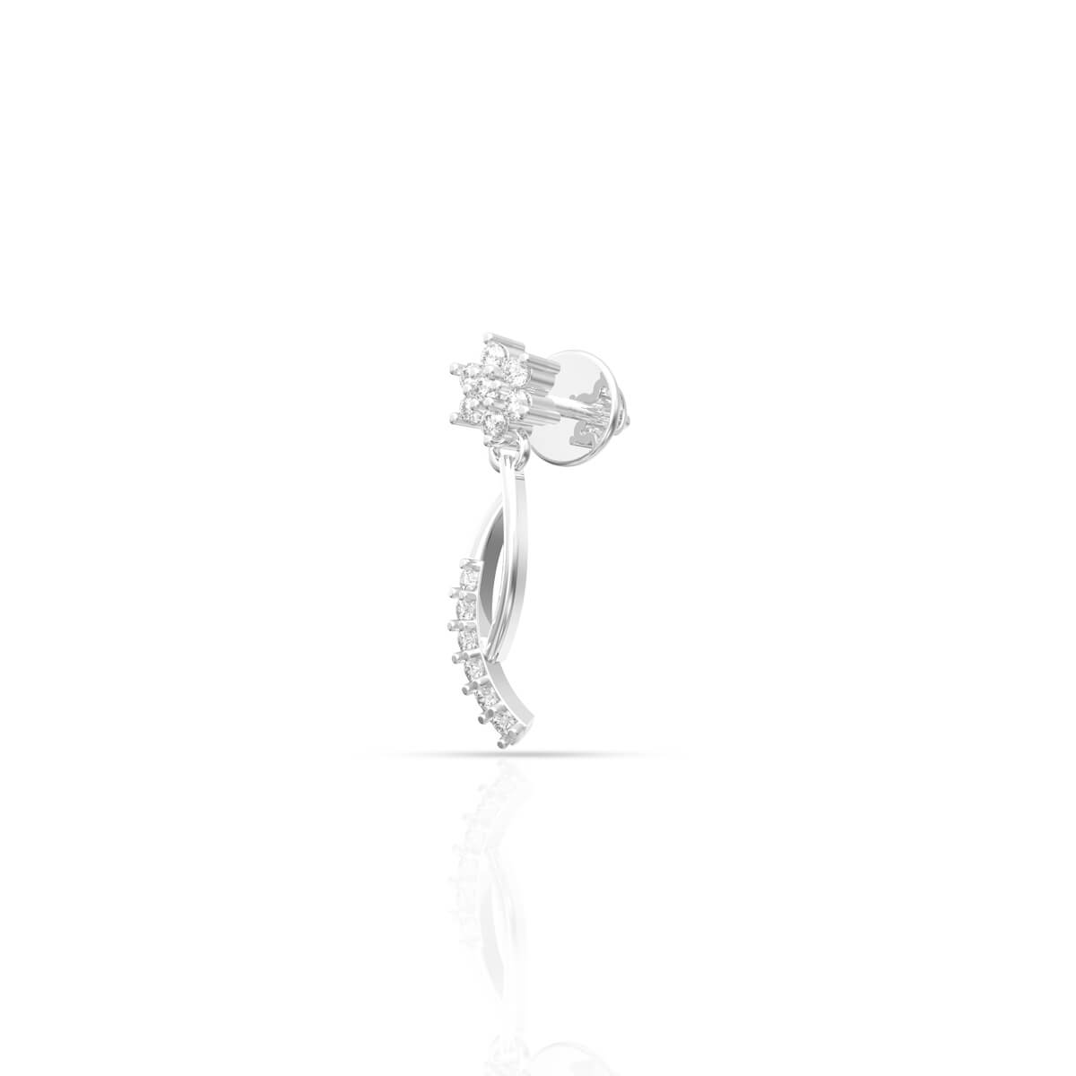 Sterling Modern Chic 18K Studs