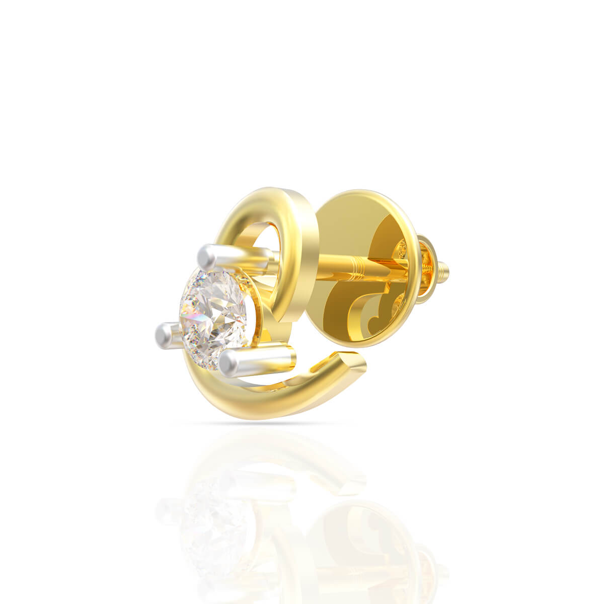 18K Diamond Studs with Captivating Elegance