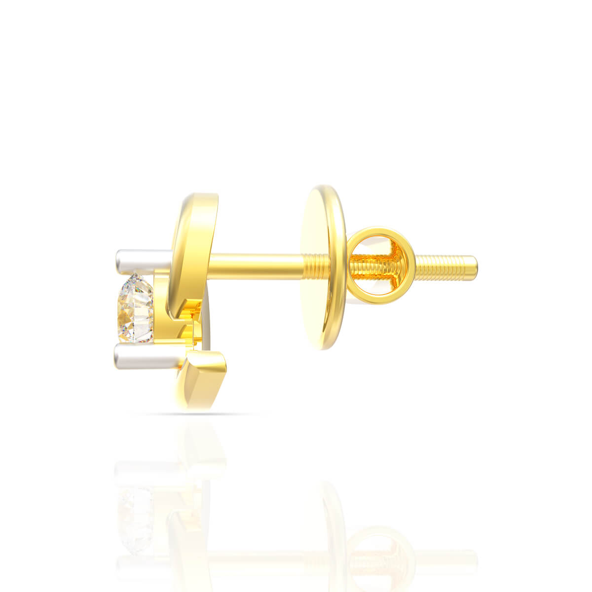 18K Diamond Studs with Captivating Elegance