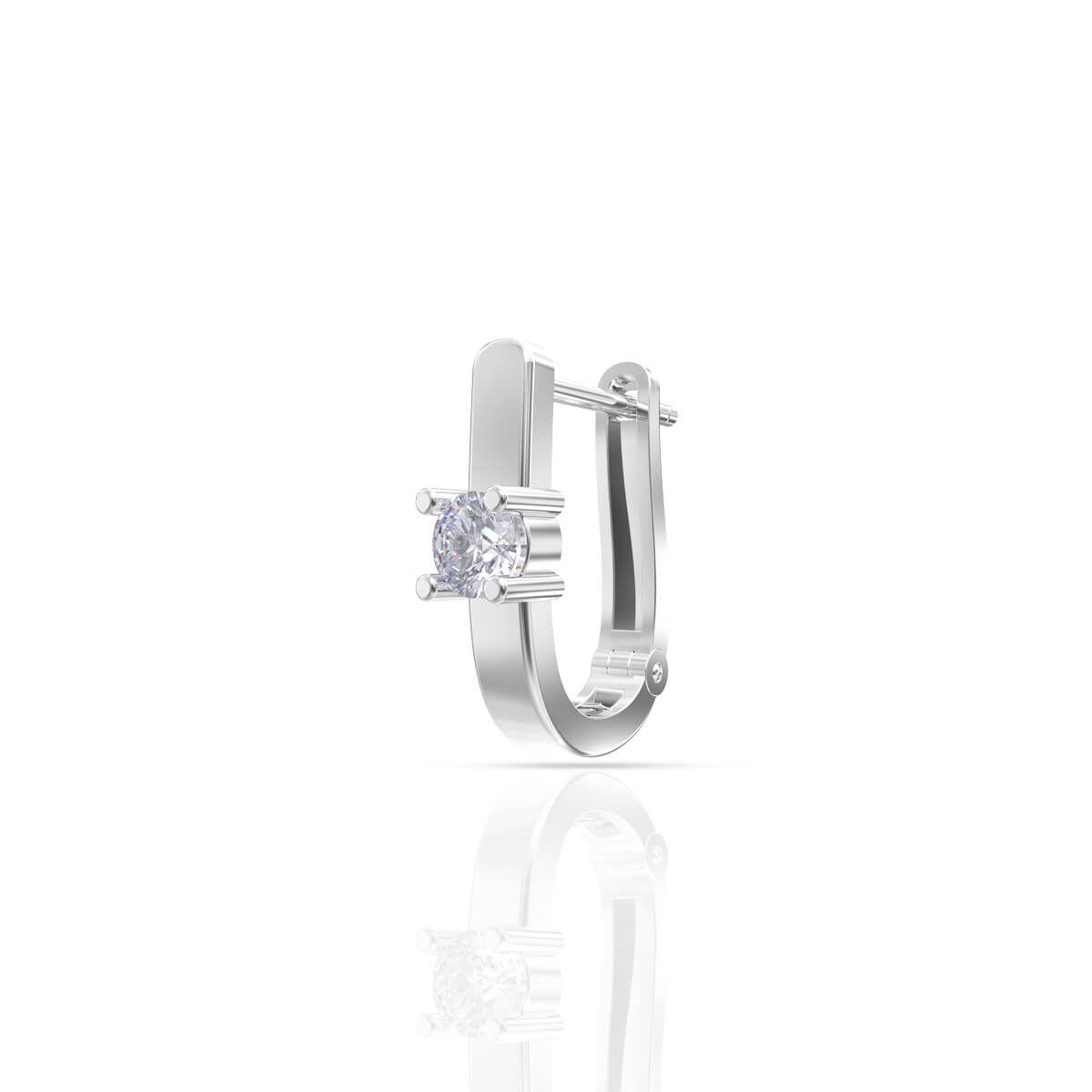 Sterling Radiant Hoops 18K