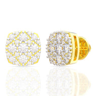 Shimmering Glow Diamond Studs 18K