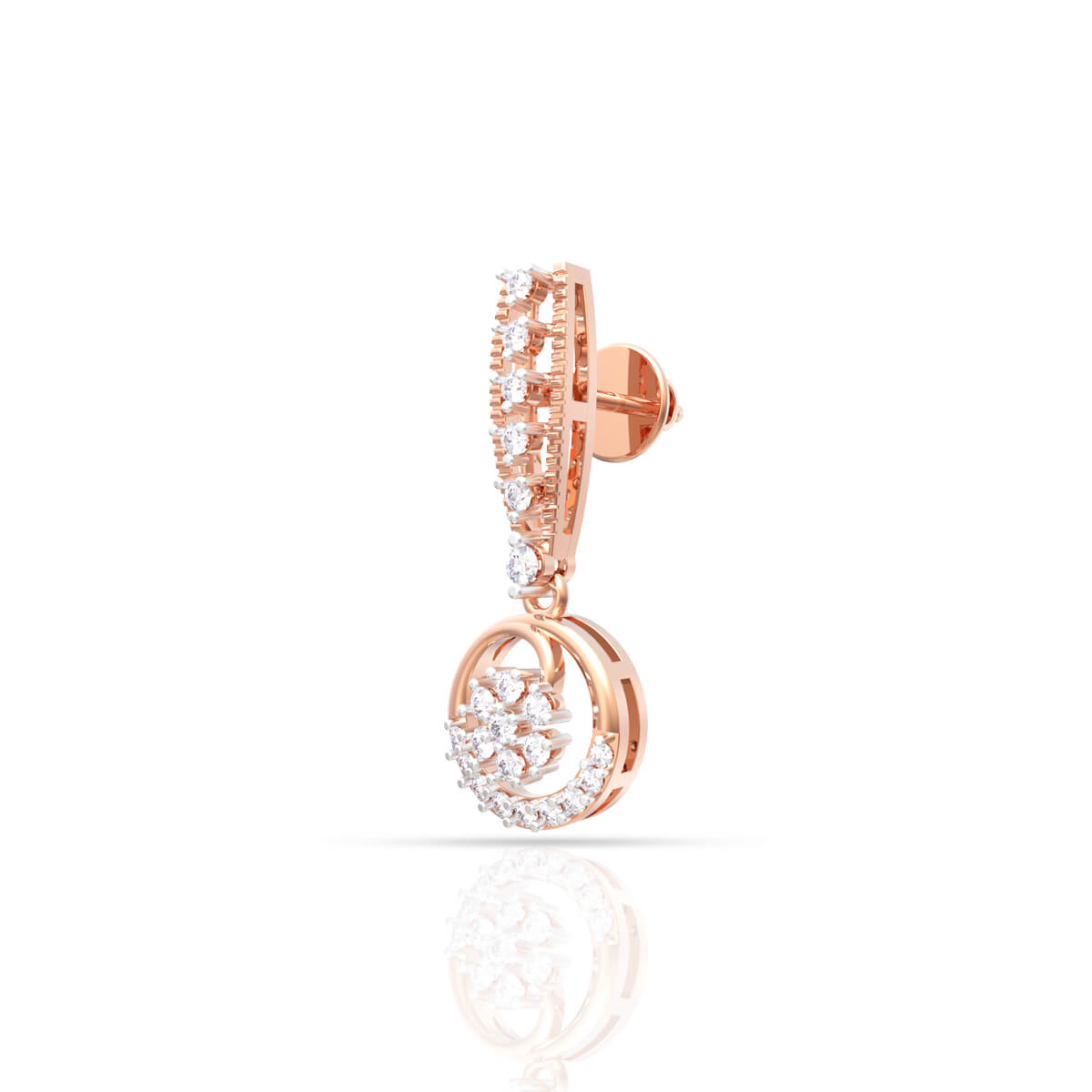Shimmering Glow Diamond Danglers 18K