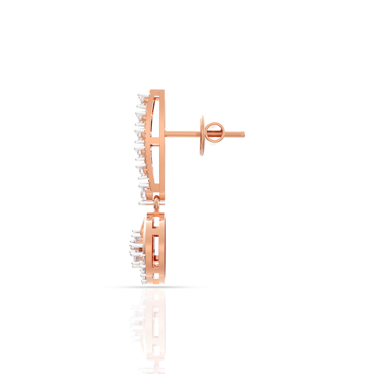 Shimmering Glow Diamond Danglers 18K