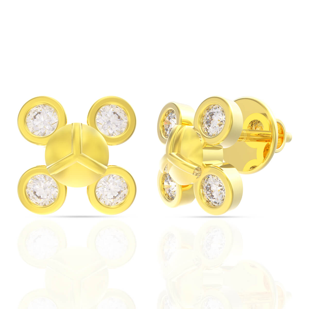 Clover Stud Earrings for Daily Radiance