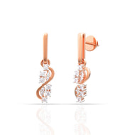 Slender 18K Rose Gold Studs for Daily Shine