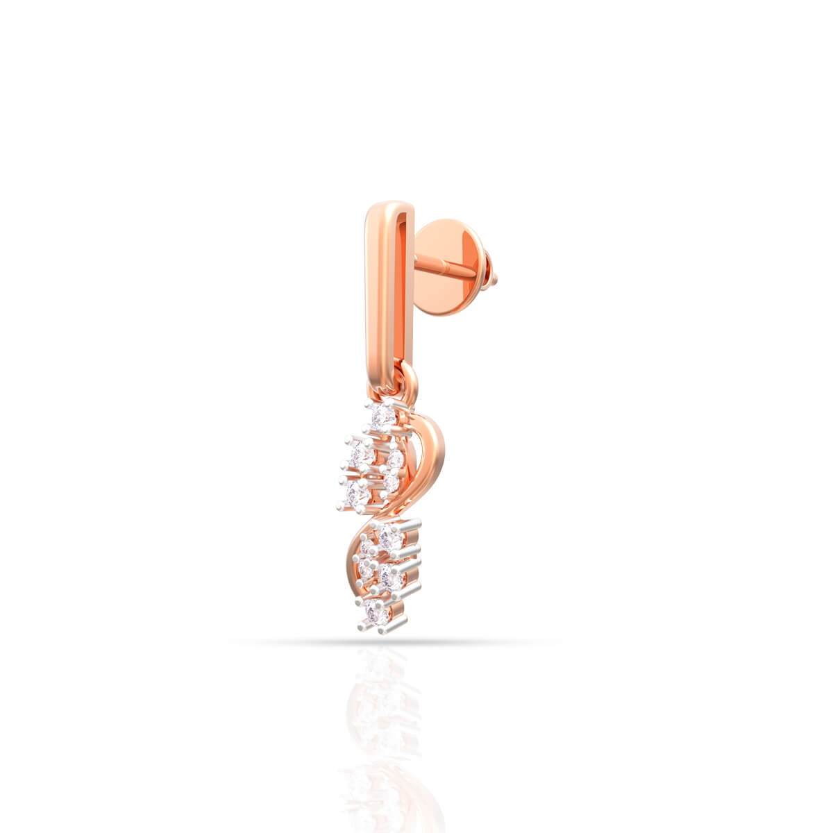 Slender 18K Rose Gold Studs for Daily Shine