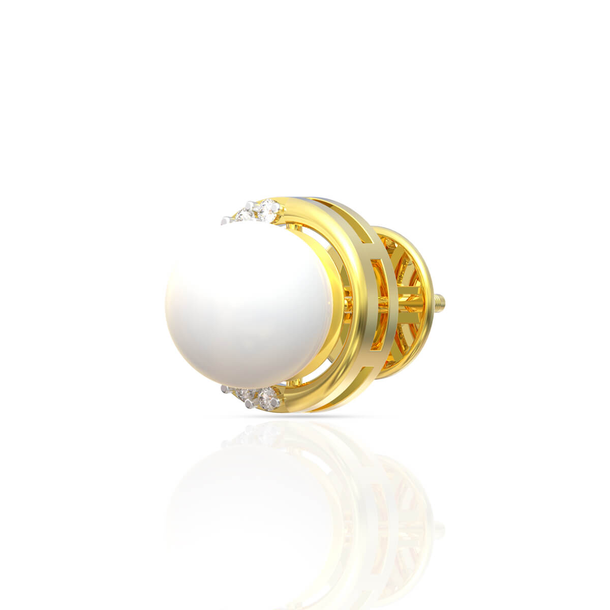 18K Classically Minimal 18K Gold Studs