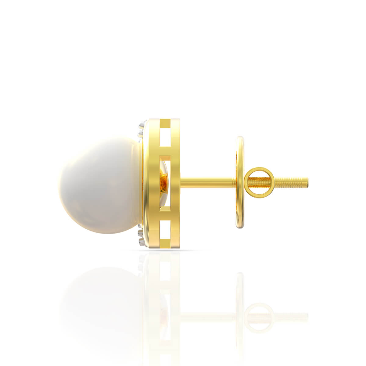 18K Classically Minimal 18K Gold Studs