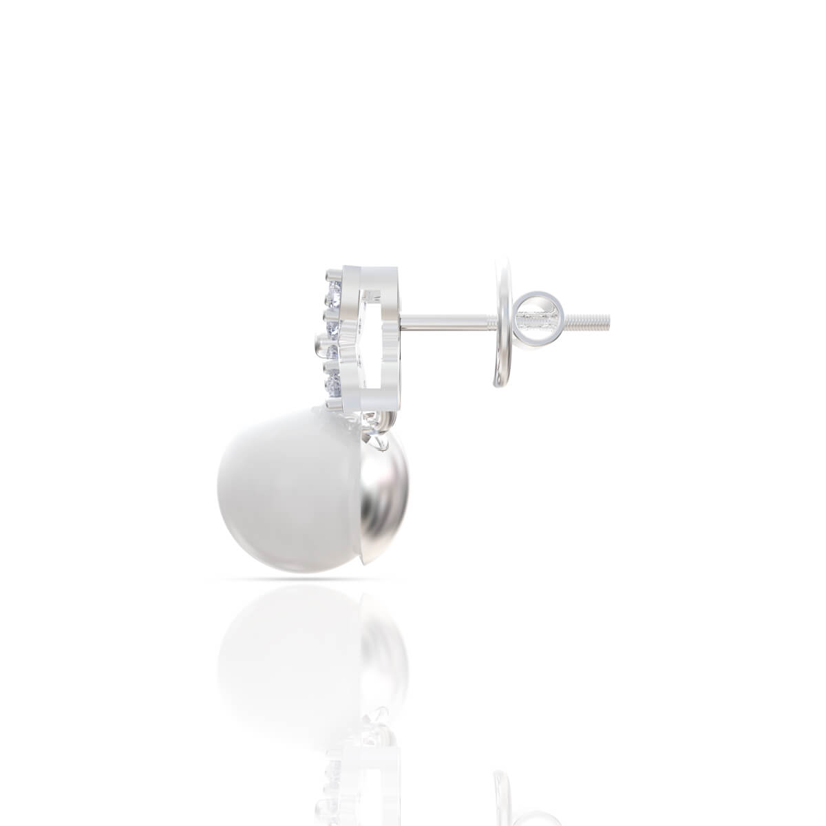 Bold and Sleek Star Design 18K Gold Studs
