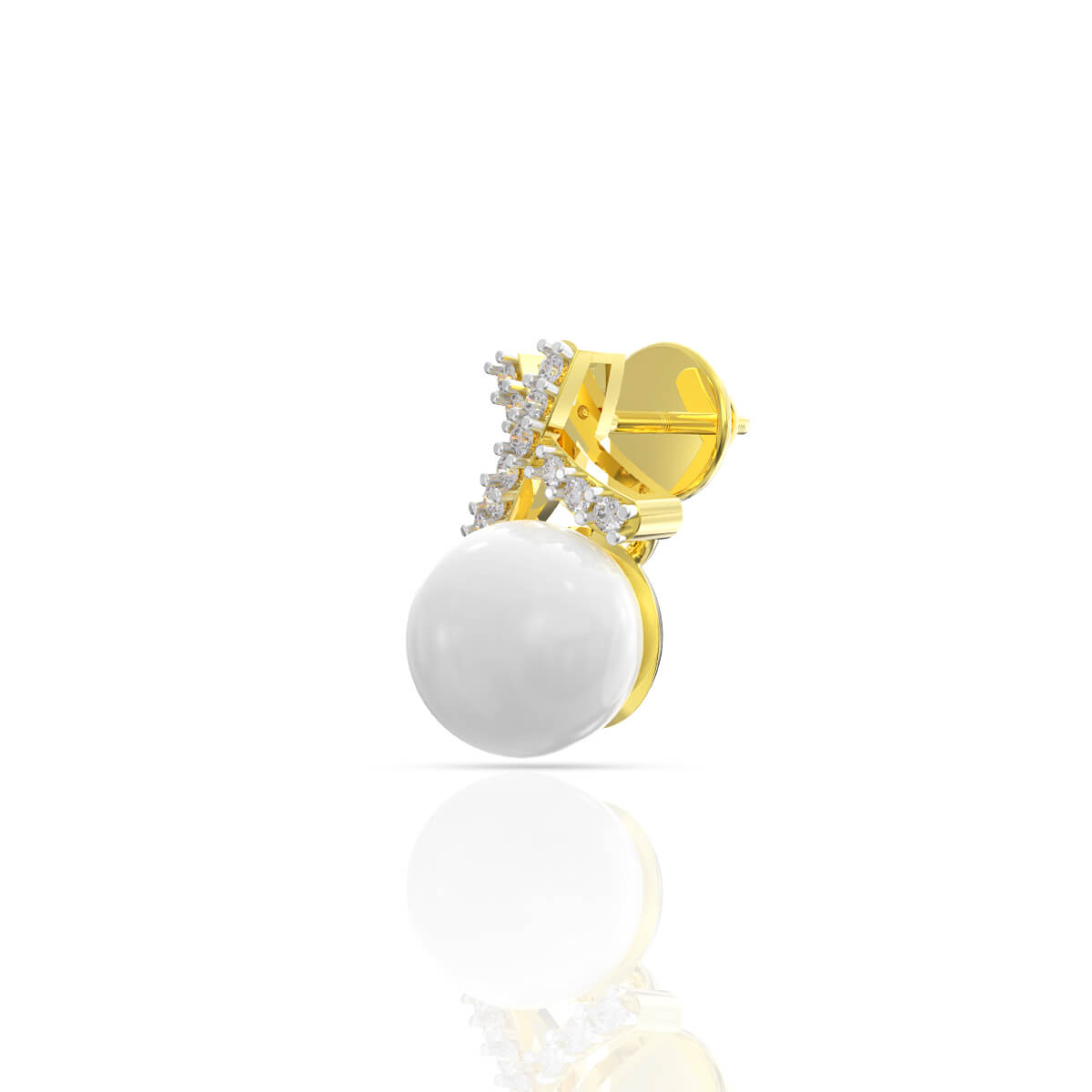 18K Classic Sphere Minimal Stud Earrings