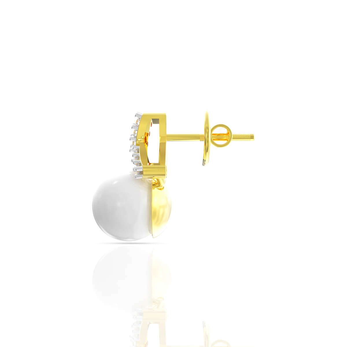 18K Classic Sphere Minimal Stud Earrings