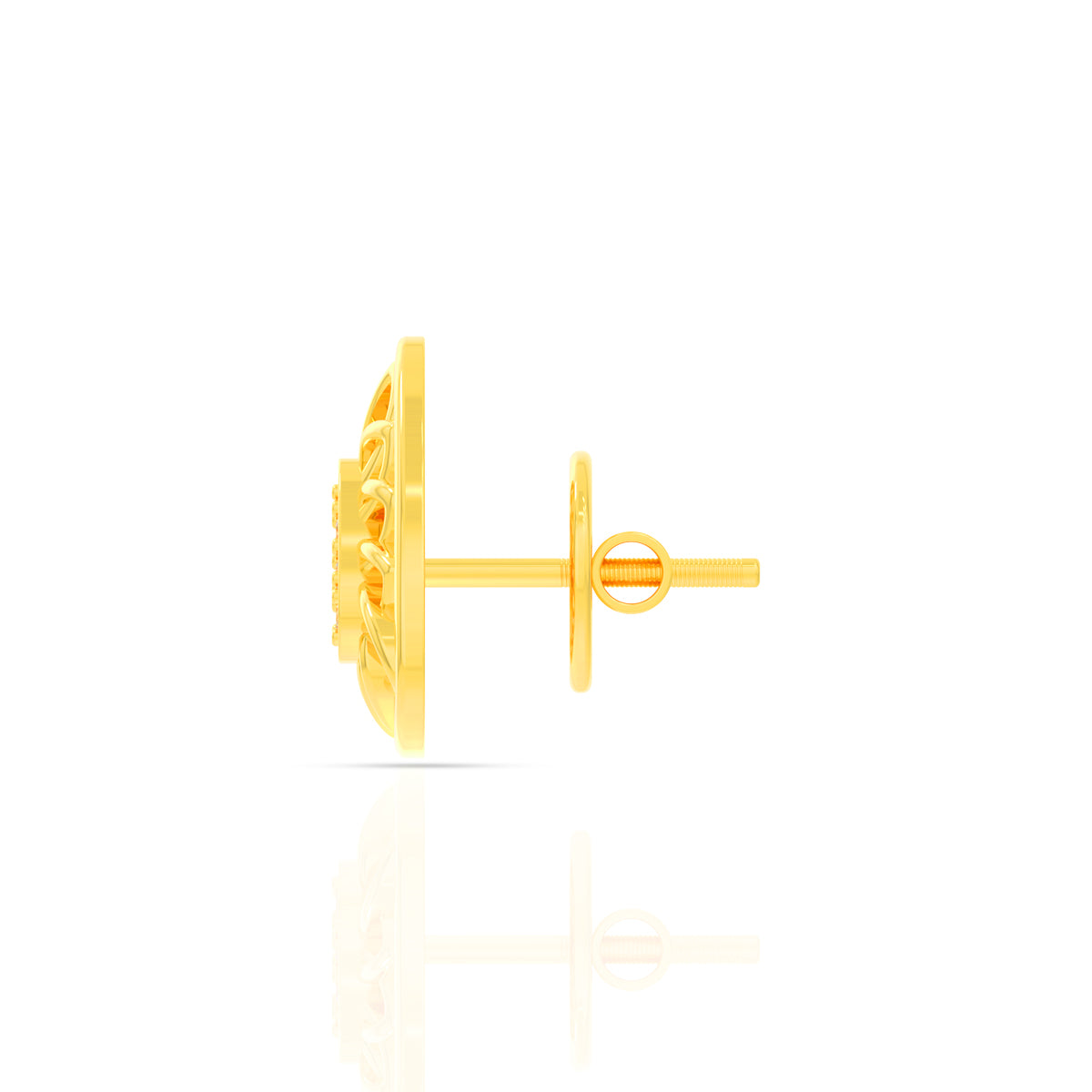 18K Triad Diamond Studs For Everyday Style